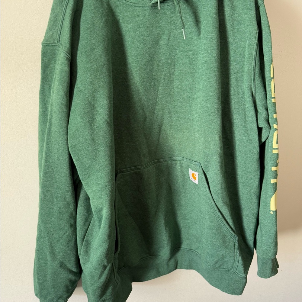 Carhartt Green Men's Hooded Sweatshirt